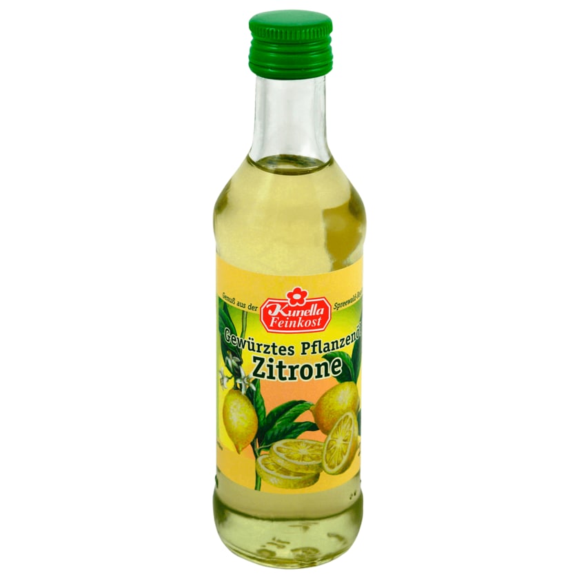 Kunella Gewürztes Pflanzenöl Zitrone 100ml